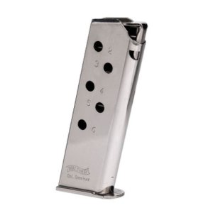 Walther Arms PPK/S 32 ACP 8rd Flush Nickel Magazine