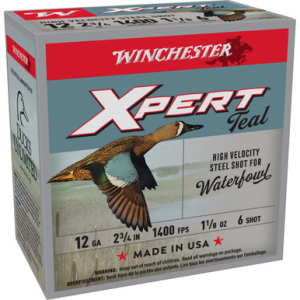 Winchester Ammo WEX12H6 Super X Xpert High Velocity 12Gauge 2.75" 1 1/8oz 6Shot 25 Per Box/10 Case