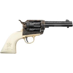 Pietta 1873 Deadman's Hand Revolver 357 Mag. 4.75 in. White Polimer AE Grip