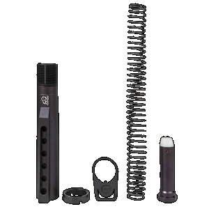 Tapco Buffer Tube Kit Ar15 6Position Carbine Buffer Endplate Sling Adapter