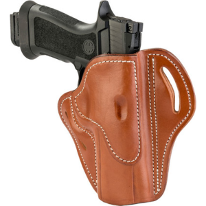1791 Gunleather BH24CBRR BH2.4 OWB 2.4 Signature Brown Leather Belt Slide Fits Walther PPQ/Sig P320/Springfield XD-M