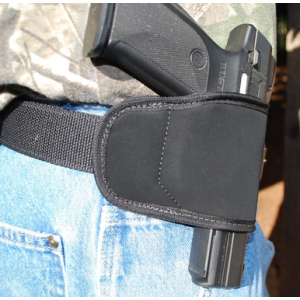 GrovTec US Inc GTHL15099BLK Multi-Fit OWB Size 99 Black Suede Belt Loop Fits Med/Lg Semi-Auto Right Hand