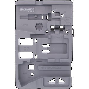 Birchwood Casey ARBENCH-BLOCK Bench Block Gray AR-15