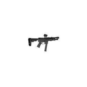 Shark Coast "Midnight" Pistol Bundle 9mm Luger 33rd Glock Style Magazine 5'' Threaded Barrel Vortex Red Dot/Streamight Protac