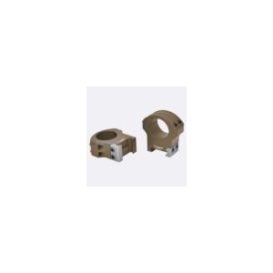 Warne HyperLite 30mm High Dark Earth Scope Rings for Picatinny and Weaver Bases