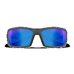 Wiley X SSTWI09 Twisted M/L Blue Mirror Lens Polycarbonate Matte Gray Frame