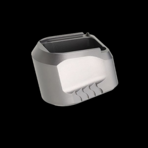Tyrant CNC TDMPMAGEXFSGREY Magazine Extension Fits S&W M&P 9/40 5rd Aluminum Grey
