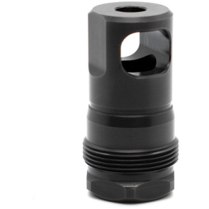 SPB MUZZLE BRAKE 0.5 5/8-24 THREADS SQUARE SHOULDER BLACK
