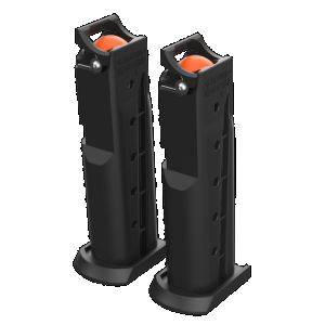 Byrna Technologies AM568300 HD 5rd Byrna HD Pepper Gun Black Polymer 2 Clips