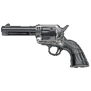 Pietta GW357DOGE434NMB Great Western II D.O.G.E. 357 Mag 4.75"