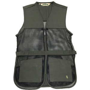 FULL MESH DUAL PAD SHOOTING VEST SAGE GREEN XL