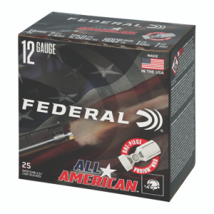 Federal FAA12HC75 All-American 12Gauge 2.75" 1 1/8oz 7.5Shot 25 Per Box/10 Case