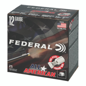 Federal FAA12HC8 All-American 12Gauge 2.75" 1 1/8oz 8Shot 25 Per Box/10 Case