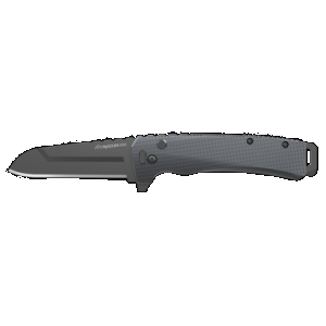 Outdoor Edge XDS330AC Razor XD3 3" Folding Plain 420J2 SS Blade Charcoal
