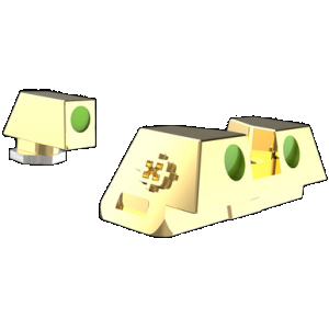 Cross Armory Cross CRGSS-GD Fiber Optic Glock Standard Height Sight Gold