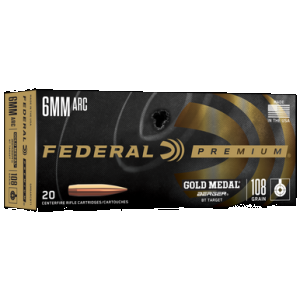 Federal GM6ARCBT1 6.5Grendel 120gr Open Tip Match 20 Per Box/10 Case