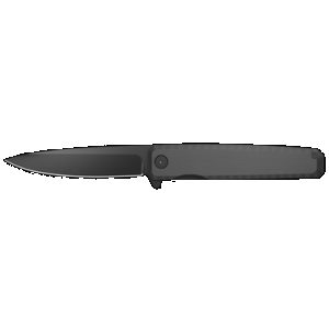 Outdoor Edge PL2C Peleus 3.10" Folding Clip Point Plain Black Oxide 8Cr13MoV SS Blade G10 Handle