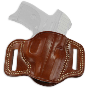 Galco CM834 Combat Master OWB Tan Leather Belt Slide Compatible w/S&W M&P Shield, Glock 48/48 MOS Belt 1.75" Wide Right Hand