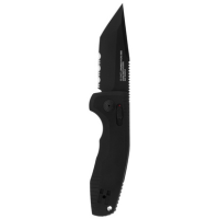 SOG-TAC AU Compact Black / Tanto / Partially Serrated