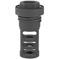 Yankee Hill 4302MB28A QD Light Tactical Muzzle Brake made of Black Finish Steel with 1/2"-28 tpi Threads for 30 Cal AR-Platform