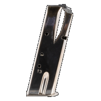 Mec-Gar MGBRHP13N 13rd 9mm Luger Magazine Fits Browning Hi-Power Springfield SA-35 Nickel Carbon Steel