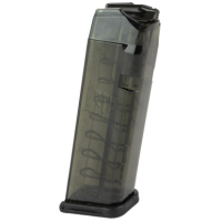 ETS Group SMKGLK1710 10rd 9mm Luger Magazine Compatible with Glock 17 19 26 45 18 19X 34 Carbon Smoke