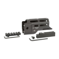 Midwest Industries Ruger Charger 4.875" M-LOK Handguard Black