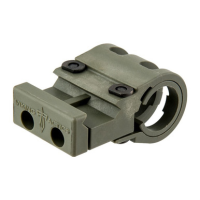 Viking Tactics Light Mount Green Olive Picatinny Rail Compatible Weapon Lights
