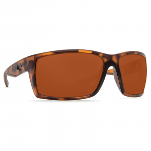 Costa Reefton Sunglasses Matte Retro Tortoise Frame Copper 580P