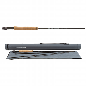 Temple Fork Outfitters Blue Ribbon 4 Piece Fly Rod with Rod Tube 5 wt 9 ft