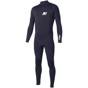 Buell RBZ Stealth Mode 4/3 Back Zip Wetsuit, M / Black