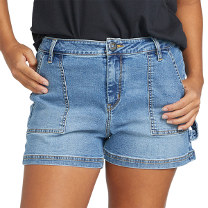 Volcom Women's Stone Kraft Denim Shorts, Jasper Blue / 24