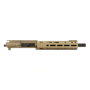 M4E1 Complete Upper 10" .300 Blackout Barrel EM-9 Quantum Handguard - FDE Cerakote -