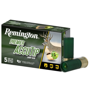 Remington Ammunition 20731 Premier Accutip 12 Gauge 3" 385 GR Shotgun Ammo - 5 Rounds - 