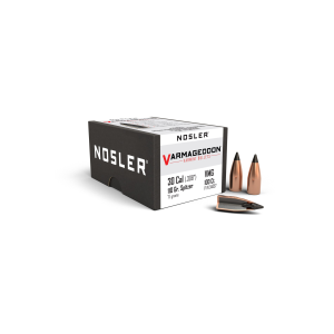 Nosler 34057 Varmageddon 30 Cal .308 110 gr Flat Base Tipped (FBT) 100 Per Box - 