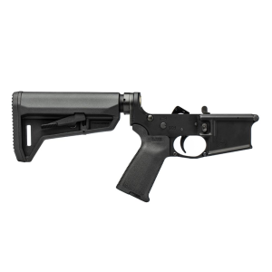 Aero Precision AR-15 Complete Lower Receiver w/ MOE SL Grip & SL-K Carbine Stock - Black -