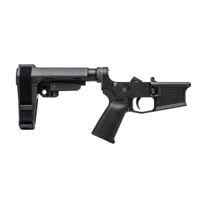 Aero Precision M4E1 Pistol Complete Lower Receiver w/ SBA3 Brace & MOE Grip - Black -