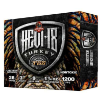 Hevi-Shot HEVI-18 TSS Turkey 28GA 3in #9 Shotgun Shells, 5rd Box
