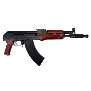 Pioneer Arms Hellpup, AK-47 Pistol, Polish Red Wood w/ Red Polymer Pistol Grip, 7.62x39, 11.73\" Bbl, Forged Trunnion, (2) 30 Rd Mags - PRAK0031FT