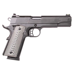 Tisas 1911D-B45G Duty Pistol, Full Size 1911 45ACP, Novak Style Sights, Skeletonized Hammer & Trigger, G10 Grips, Black Cerakote Finish, 8 Rd Mag, 5\" Barrel
