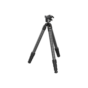 Leofoto SA-324CX+MA-40X Carbon Fiber Tripod Black, 32mm Tube Diameter, 25kg Max Load Capacity.