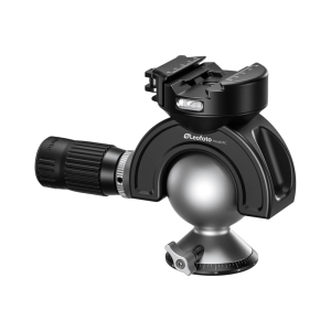 Leofoto MH-60LRC Ball Head Tripod Mount, 60mm Ball Diameter, 30kg Max Load, Handlebar Control, Lever-Release Clamp.