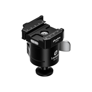 Leofoto MA-40X Ball Head, Tripod Accessory, 40mm Ball Diameter, Lever-Release Hybrid Arca/Picatinny Clamp.