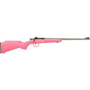 KSA Crickett 2441 Crickett Pink Synthetic Gold Webbed SS