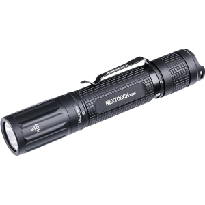 Nextorch E52C Everyday Carry LED Flashlight 3000 Lumen USB-C Rechargeable Black