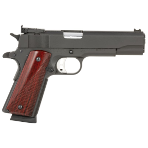 Fusion Firearms 1911GOLD9 1911 Freedom Gold 8+1 4.25\" Chrome Barrel, Black Oxide Frame & Slide, Red Cocobolo Grips, Novak Sights