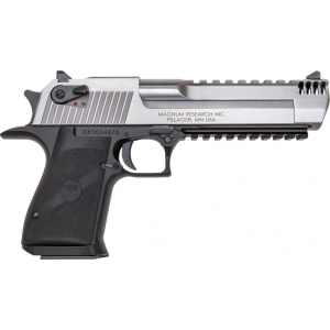 Magnum Research DE50ASIMB Desert Eagle Mark XIX Stainless Steel DA/SA 50 Action Express 6\" 7+1 Black
