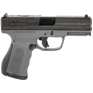 FMK Firearms FMKG49DG Elite 9mm 4.5\" Barrel Vortex 14rd Semi-Auto Pistol, Titanium Grey