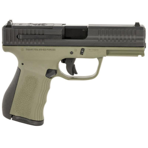 FMK Firearms Mach 9 G3 9mm 4\" Barrel 10rd Semi-Auto Pistol - Optic Ready, OD Green Frame