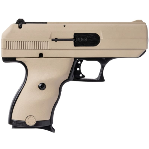 Hi-Point 00916 Model C9 9mm Luger Caliber with 3.50\" Barrel, 8+1 Capacity, FDE and Black Finish, Serrated Steel Slide & Polymer Grip